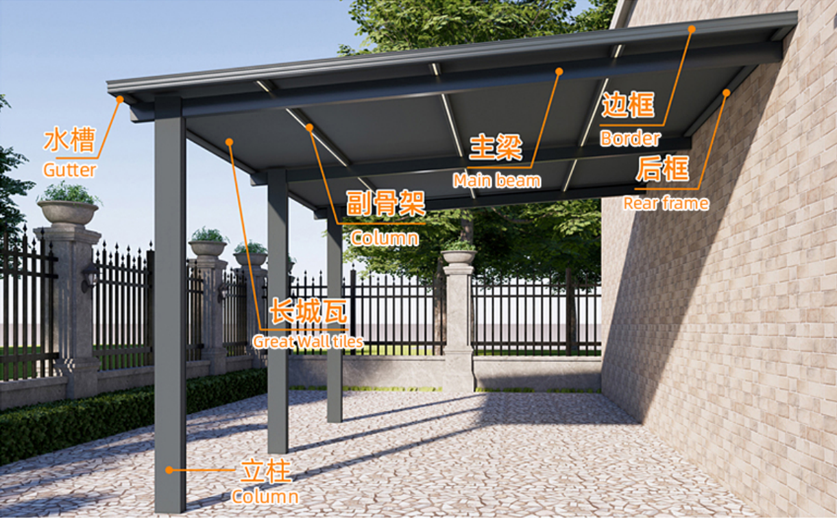 随心翻转，光影可控 —— 铝合金翻转百叶凉亭全解析